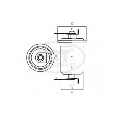 ST 6127 SCT Топливный фильтр