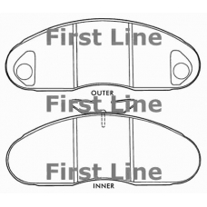 FBP3132 FIRST LINE Комплект тормозных колодок, дисковый тормоз