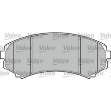 540481 VALEO Комплект тормозных колодок, дисковый тормоз