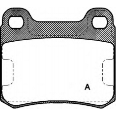 BPA0157.10 OPEN PARTS Комплект тормозных колодок, дисковый тормоз
