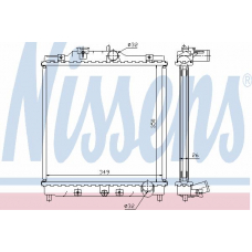 63312 NISSENS Радиатор, охлаждение двигателя