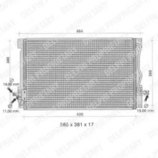 TSP0225395 DELPHI Конденсатор, кондиционер