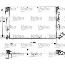 731184 VALEO Радиатор, охлаждение двигателя