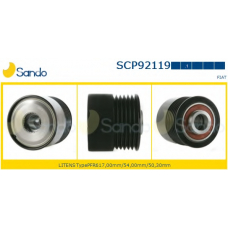 SCP92119.1 SANDO Ременный шкив, генератор