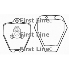 FBP3639 FIRST LINE Комплект тормозных колодок, дисковый тормоз