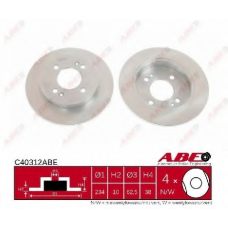 C40312ABE ABE Тормозной диск