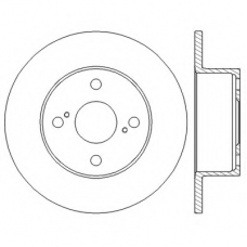 562598BC BENDIX Тормозной диск