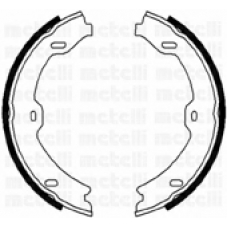 53-0247 METELLI Комплект тормозных колодок, стояночная тормозная с