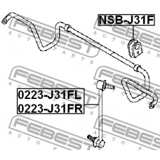 0223-J31FL FEBEST Тяга / стойка, стабилизатор