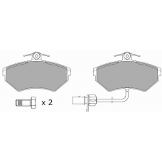 FBP-1050-01 FREMAX Комплект тормозных колодок, дисковый тормоз