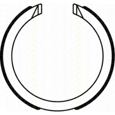 8100 10037 TRISCAN Комплект тормозных колодок, стояночная тормозная с