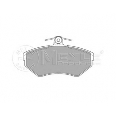 025 219 4519 MEYLE Комплект тормозных колодок, дисковый тормоз