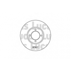 DF2617 TRW Тормозной диск