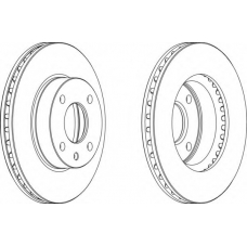 DDF209-1 FERODO Тормозной диск