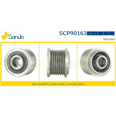 SCP90163.1 SANDO Ременный шкив, генератор