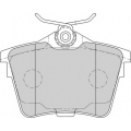 DBP341727 DURON Комплект тормозных колодок, дисковый тормоз