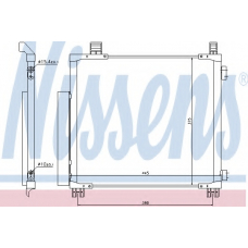 940136 NISSENS Конденсатор, кондиционер