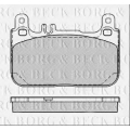 BBP2461 BORG & BECK Комплект тормозных колодок, дисковый тормоз