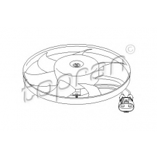 111 445 TOPRAN Вентилятор, охлаждение двигателя