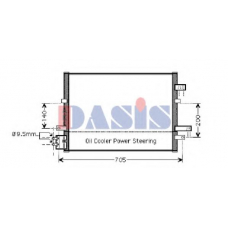 092032N AKS DASIS Конденсатор, кондиционер