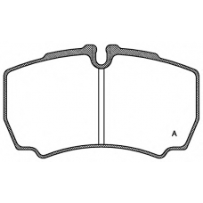 BPA0849.00 OPEN PARTS Комплект тормозных колодок, дисковый тормоз