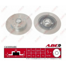 C43009ABE ABE Тормозной диск