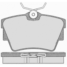 690.1 RAICAM Комплект тормозных колодок, дисковый тормоз