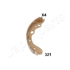 GF-321AF JAPANPARTS Комплект тормозных колодок