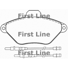 FBP3085 FIRST LINE Комплект тормозных колодок, дисковый тормоз