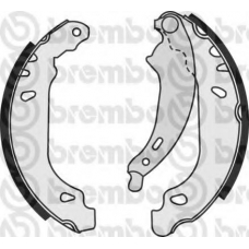 S 68 524 BREMBO Комплект тормозных колодок