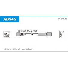 ABS45 JANMOR Комплект проводов зажигания