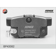 BP43082 FENOX Комплект тормозных колодок, дисковый тормоз