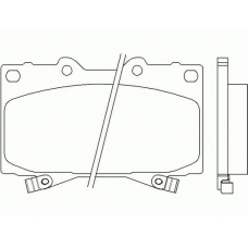 T1241 PAGID Комплект тормозных колодок, дисковый тормоз