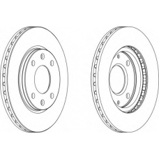 DDF214-1 FERODO Тормозной диск