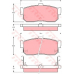 GDB1015 TRW Комплект тормозных колодок, дисковый тормоз