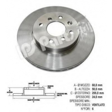 IBT-1W07 IPS Parts Тормозной диск
