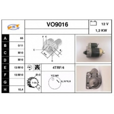 VO9016 SNRA Стартер