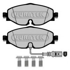 JCP4265 JURATEK Комплект тормозных колодок, дисковый тормоз