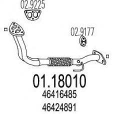 01.18010 MTS Труба выхлопного газа