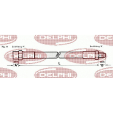 LH3249 DELPHI Тормозной шланг