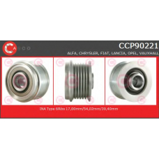 CCP90221 CASCO Ременный шкив, генератор