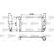 816554 VALEO Радиатор, охлаждение двигателя