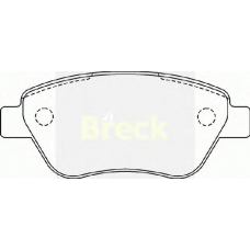 23705 00 BRECK Комплект тормозных колодок, дисковый тормоз