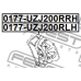 0177-UZJ200RLH FEBEST Тормозной суппорт