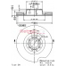 24784 V METZGER Тормозной диск