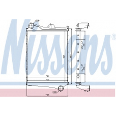 97006 NISSENS Интеркулер