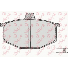 626.0151 VILLAR Комплект тормозных колодок, дисковый тормоз