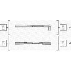 941318111124 MAGNETI MARELLI Комплект проводов зажигания