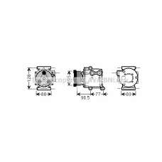 FDAK434 AVA Компрессор, кондиционер