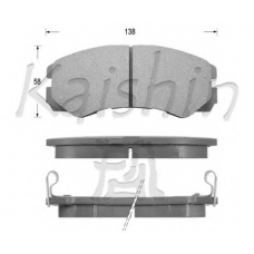 FK4031 KAISHIN Комплект тормозных колодок, дисковый тормоз